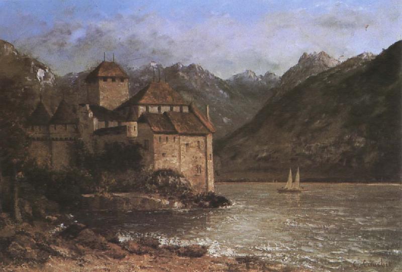 Gustave Courbet Castle Norge oil painting art